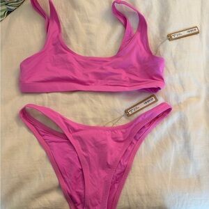 SKIMS Pink Bikini Set
